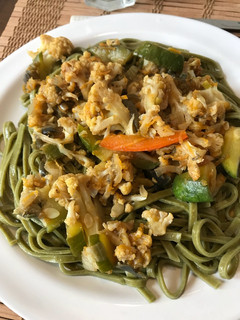 Una foto de Fetuccini veggie