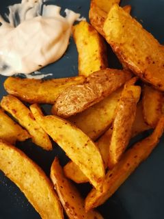 Una foto de Patatas Cajún en Freidora de aire