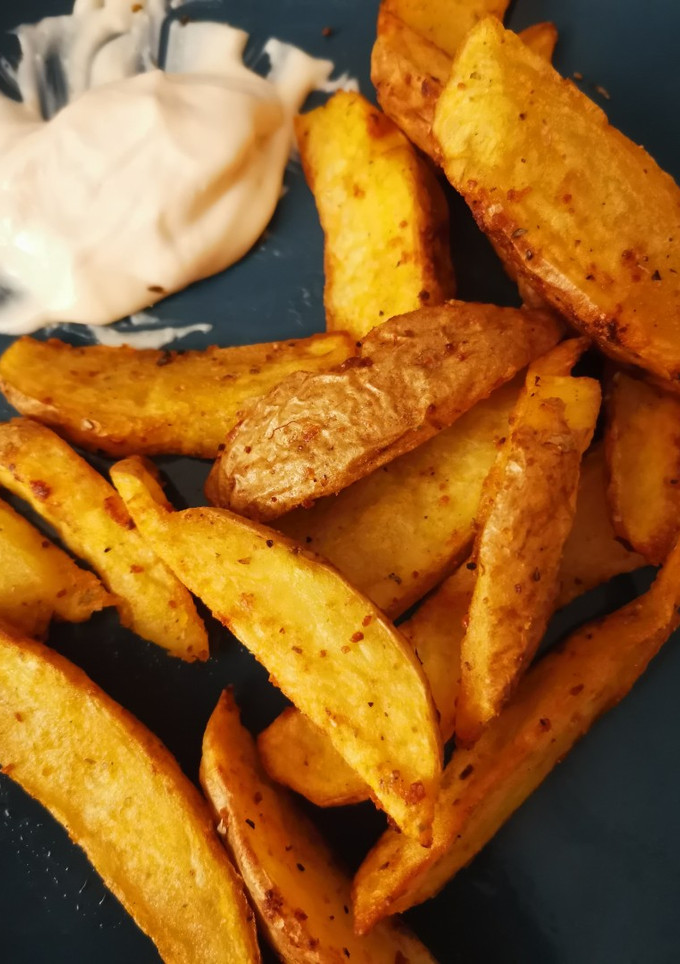 Una foto de Patatas Cajún en Freidora de aire