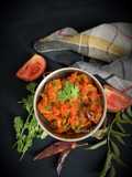 Tomato Kothimeera Pachadi (Tomato Coriander Leaves Chutney - Andhra / Telangana Style)