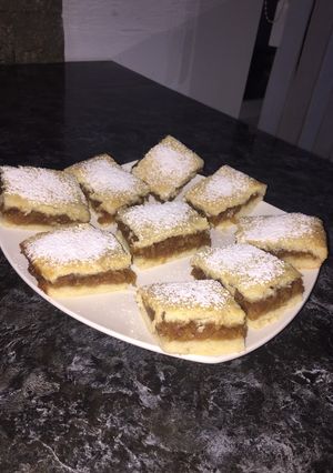 O poză a rețetei Prăjitură cu mere (fără ou).