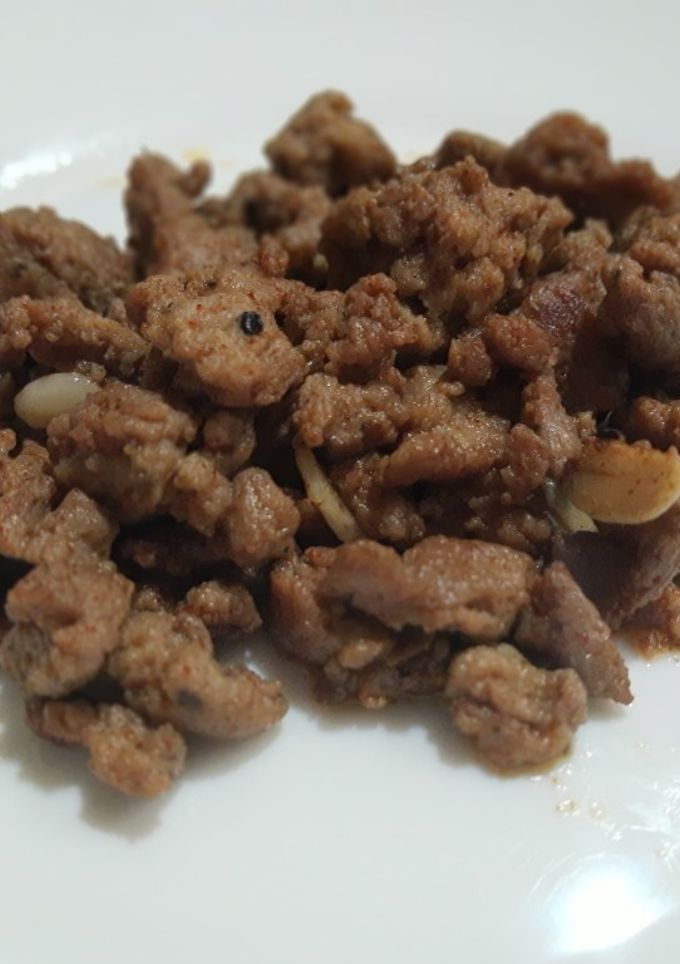 Una foto de Picadillo condimentado al ajillo