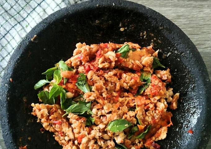 Sambal Tempe Kencur Kemangi