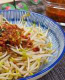 #81 肉燥燙豆芽菜 / 燙青菜