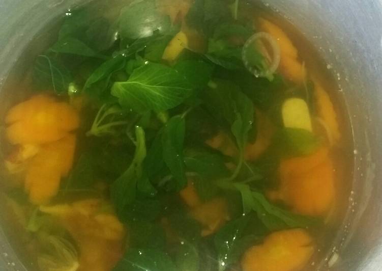 Bayam Wortel Bumbu Kunci