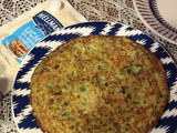 Tortilla de papa, zucchini y zanahoria