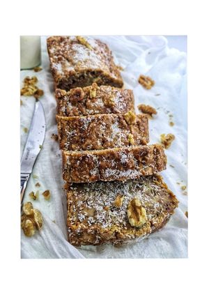 Foto principal de Budin de plátano, zanahoria y coco