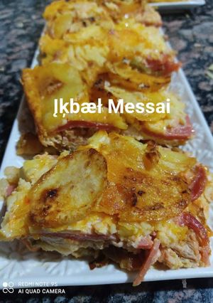 صورة لوصفة 😋 غراتان ساهلة وبنينة في اقل وقت مع إقبال 😋