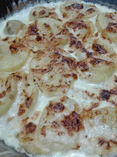 Una foto de Papas gratinadas a la crema