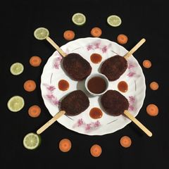 A picture of Beetroot Popsicles.