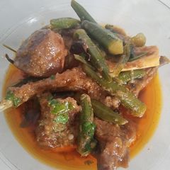 بھنڈی گوشت A picture of بھنڈی گوشت.