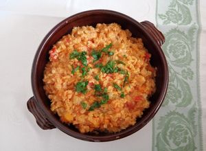 Foto di Lenticchie rosse decorticate al pomodoro