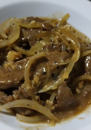 Foto resep Daging sapi lada hitam
