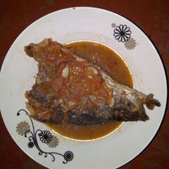 A picture of Fish stew.