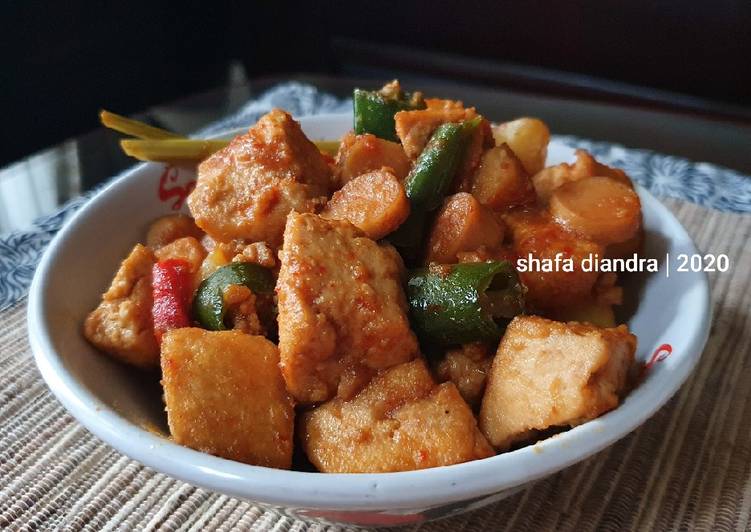 Oseng Tahu Kentang Pedas Manis #masakanindo 🇮🇩