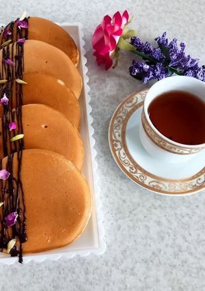 عکسی از دستور 💥پنکیک طلایی👌💥