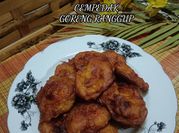 Gambar cucur cempedak tepung beras