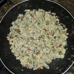 A picture of Vegitable Egg Bhurgi.