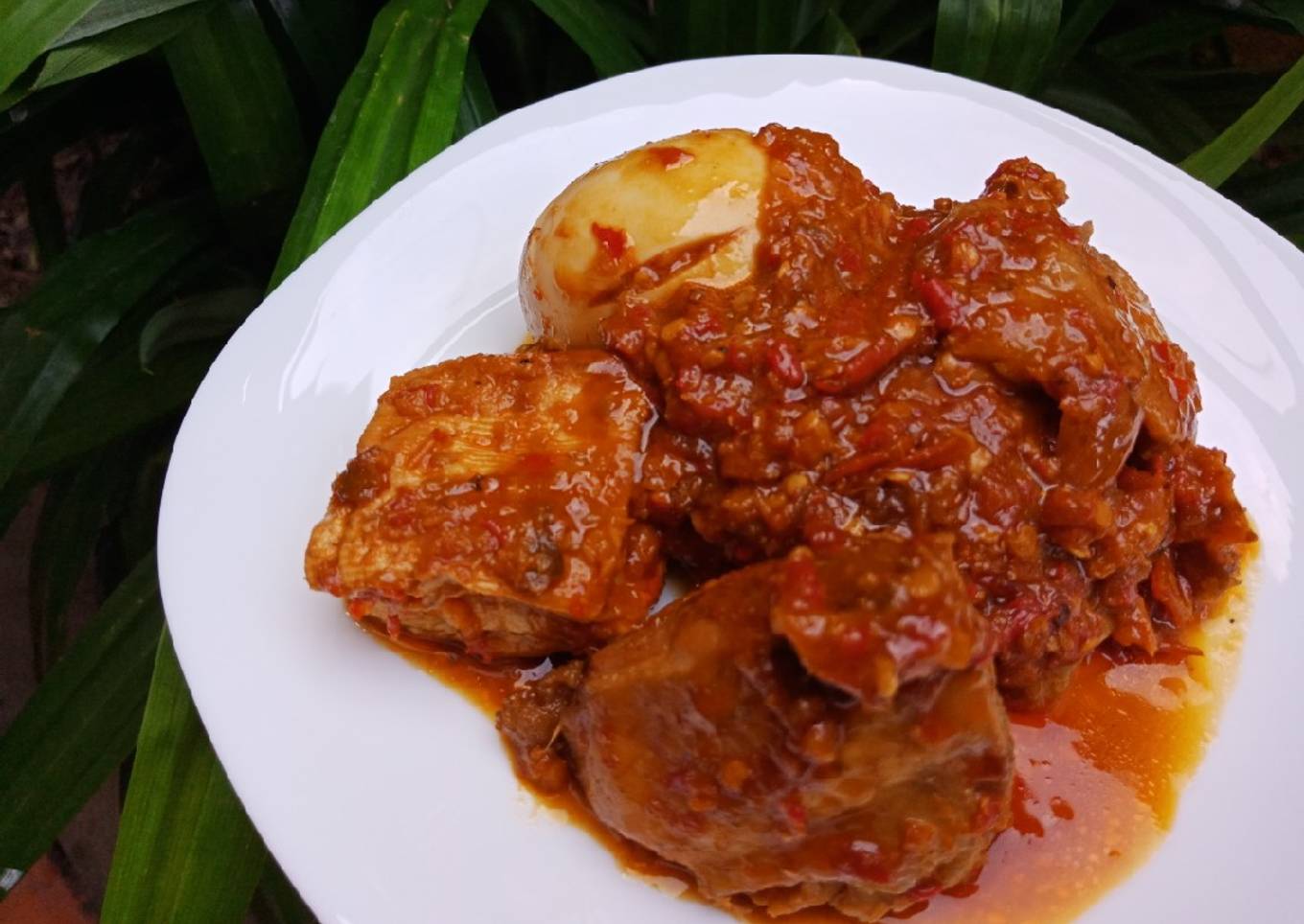 Balado Ayam Telor