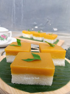 Foto resep Kue Ketan Talam Labu Kuning