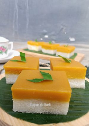 Foto resep Kue Ketan Talam Labu Kuning