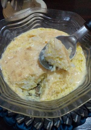 Foto resep Scrambled Egg with Cheese & Rice