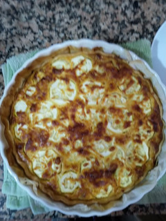 Una foto de Quiche de repollo