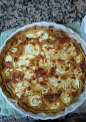 Una foto de Quiche de repollo