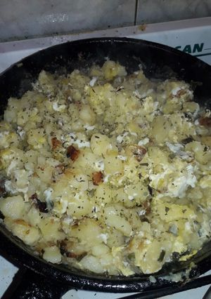 Una foto de Papas revueltas