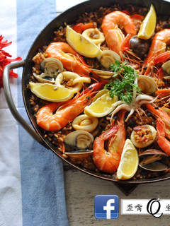 [turk鑄鐵鍋][一鍋到底]西班牙海鮮燉飯-Paella Marinera 的食譜成品照片