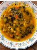Vegetable Soup with Cannellini Beans, Turmeric, and Chili 🌶