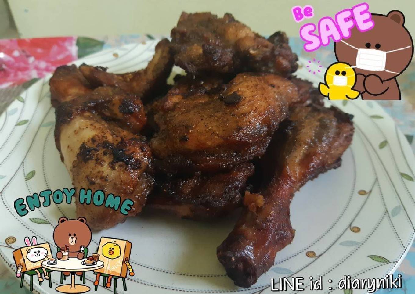 Ayam Goreng Marinate Bawang