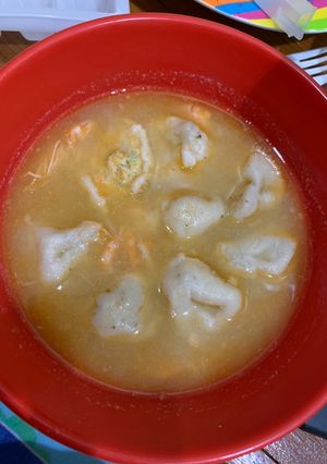 Foto resep Pangsit rebus udang