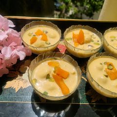 A picture of Mango Delight /Creamy Mango custard.