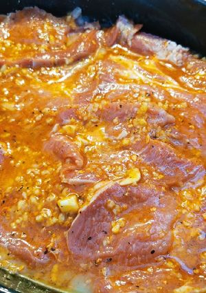 Szaftos magyaros tarja recept fotója