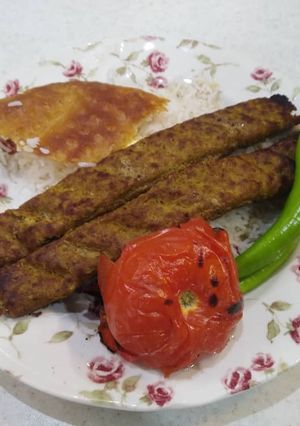 عکسی از دستور کباب کوبیده