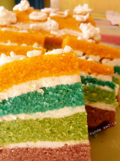 Foto resep Rainbow cake lembutttt