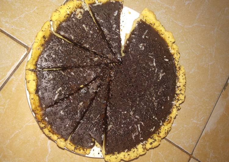 Pie milo coklat keju teplon