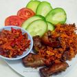Ampela Ayam Kremes Sambal Kecombrang