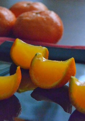 Una foto de Mandarina slide jello