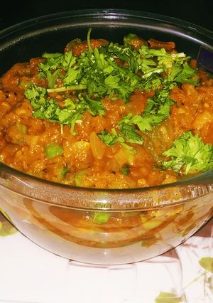 A picture of Bottle gourd bharta.