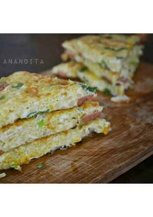 Foto resep Frittata atau martabak telur