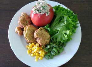Una foto de Crocantes de Espinacas y tomate relleno