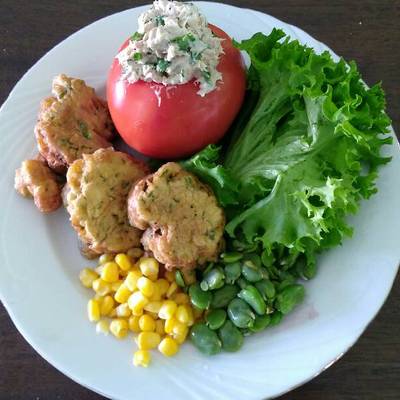 Crocantes de Espinacas y tomate relleno Receta de Jorge Gutierrez- Cookpad