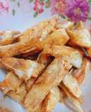 Vây cá hồi rang muối