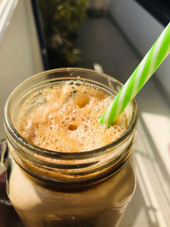 A picture of Milk and Honey Iced Coffee.
