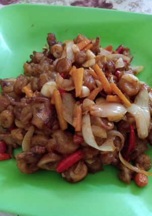 Foto resep Cumi asin saos mentega