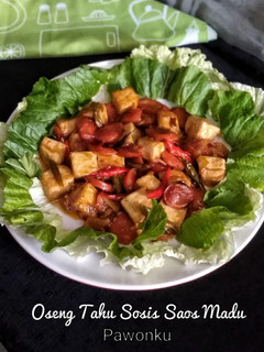 Foto resep 342.Oseng Tahu Sosis Saus Madu