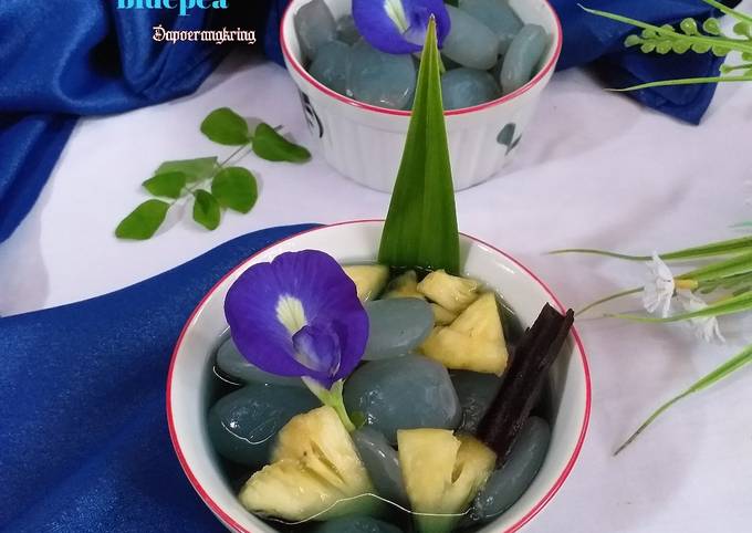 34.Manisan kolang kaling nanas bluepea