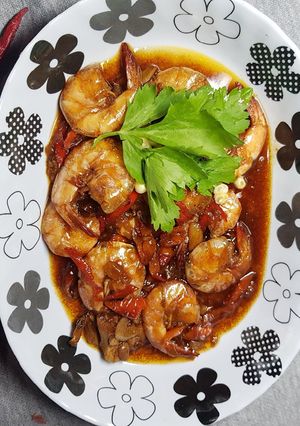 Foto resep Tumis Udang bumbu rajang